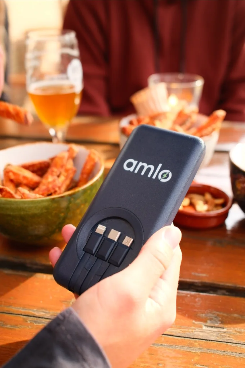 20% korting op het huren van een powerbank.